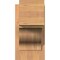 Ekena Millwork Funston Block Smooth Outlooker, Western Red Cedar, 7 1/2"W x 14"D x 14"H OUT08X14X14FST05SWR - alternate 3